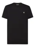 Billionaire round-neck logo-plaque t-shirt - Black