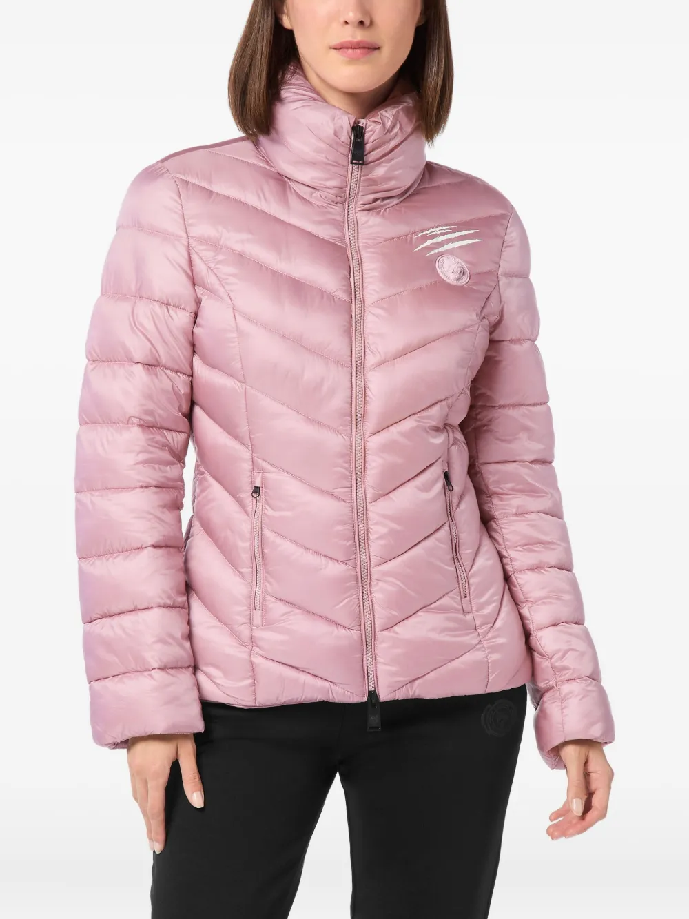 Plein Sport Gewatteerd donsjack Roze