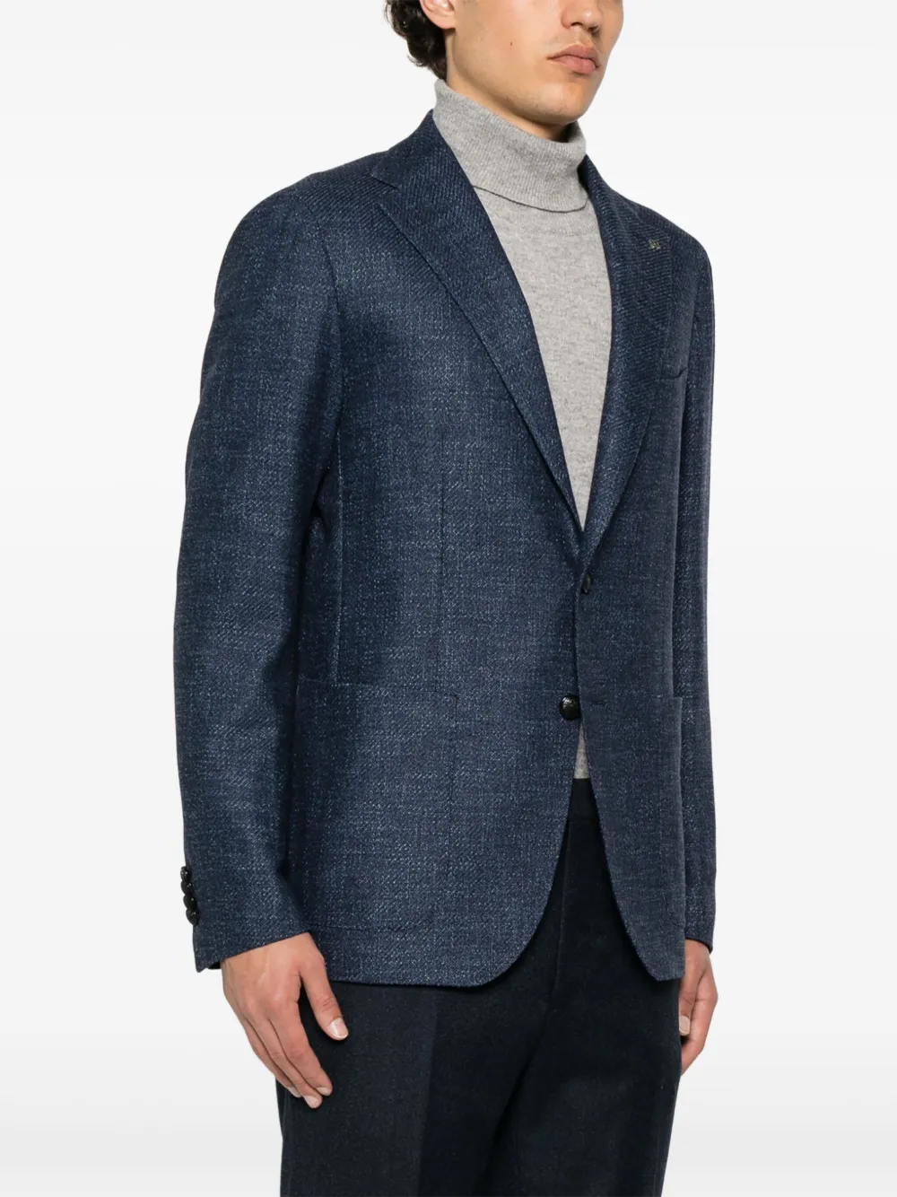 Tagliatore Blazer met enkele rij knopen Blauw