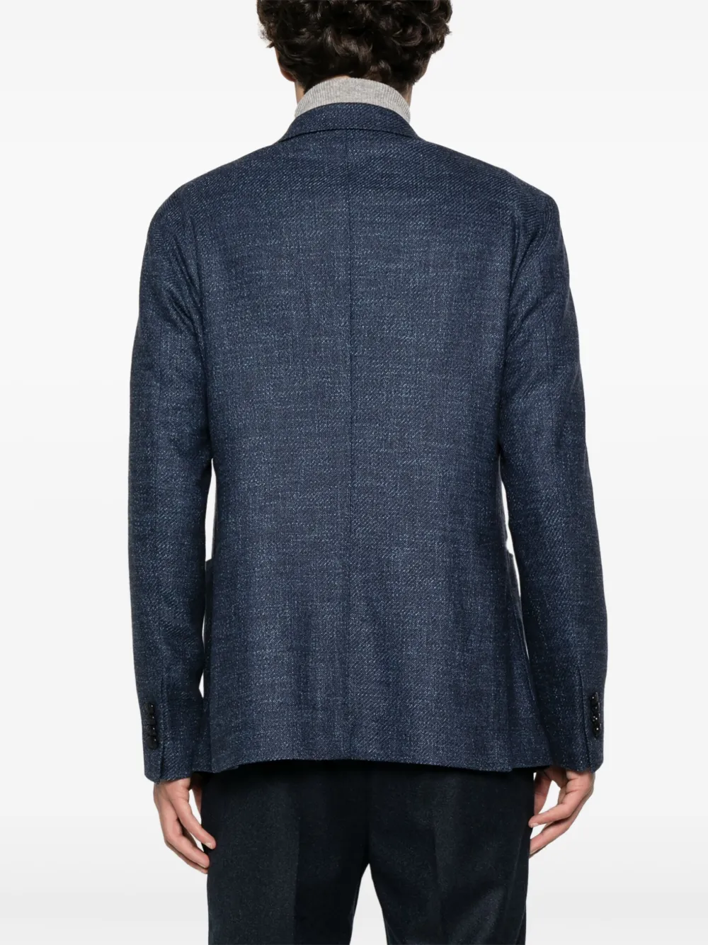 Tagliatore Blazer met enkele rij knopen Blauw