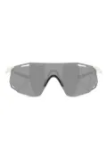 Oakley shield geometric sunglasses - White