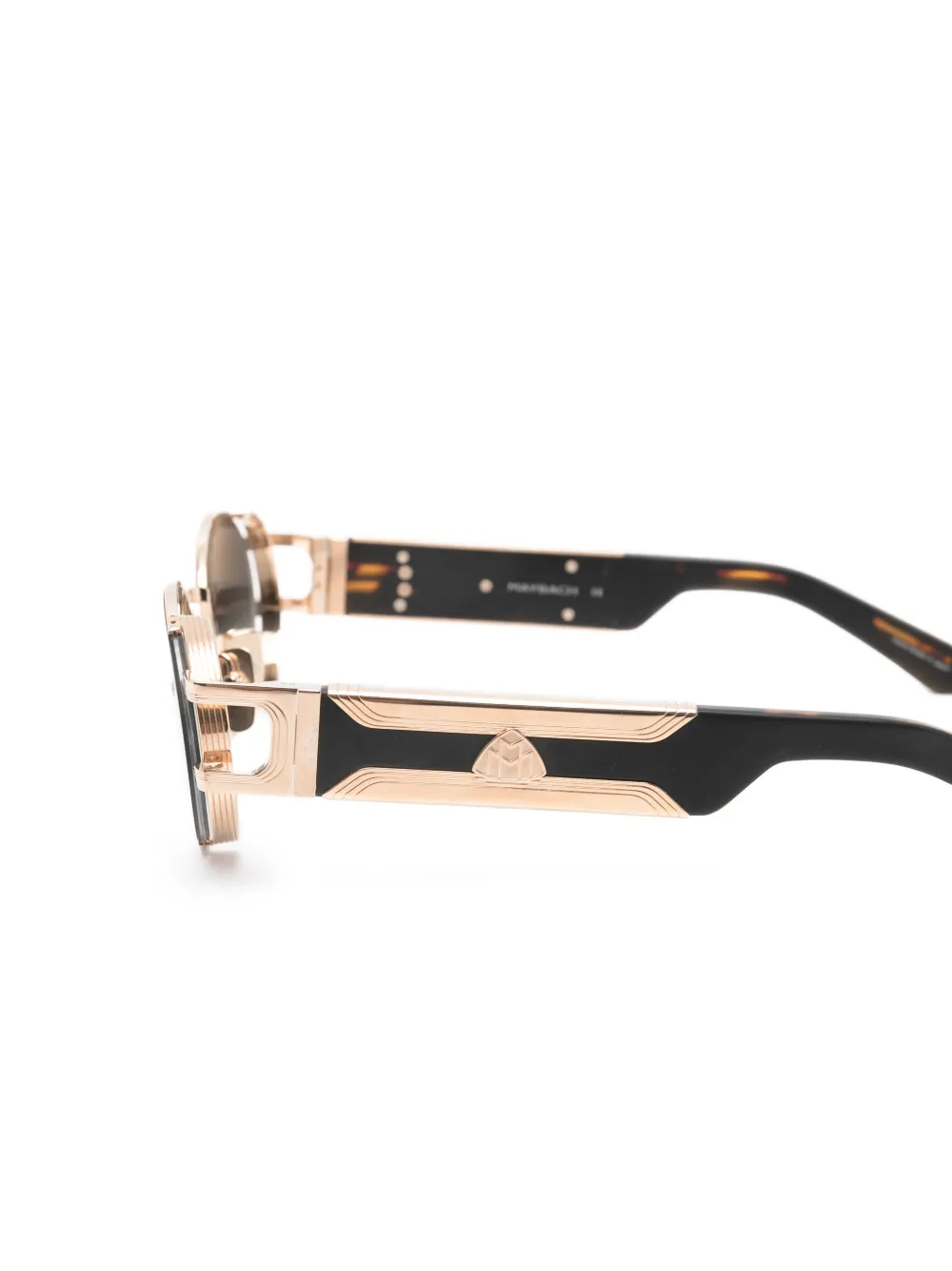 Maybach Eyewear The Drive I Oval-frame Sunglasses - Gold 
