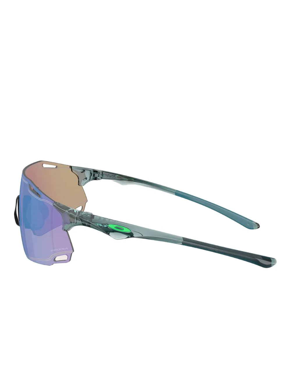Oakley Zonnebril met schild montuur Zwart
