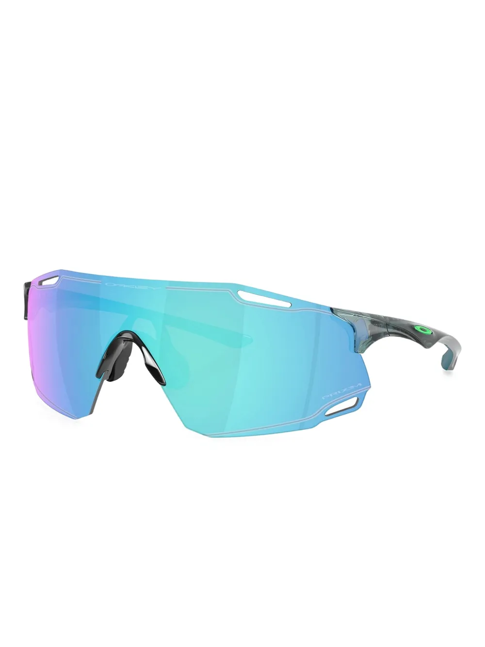 Oakley Zonnebril met schild montuur - Zwart