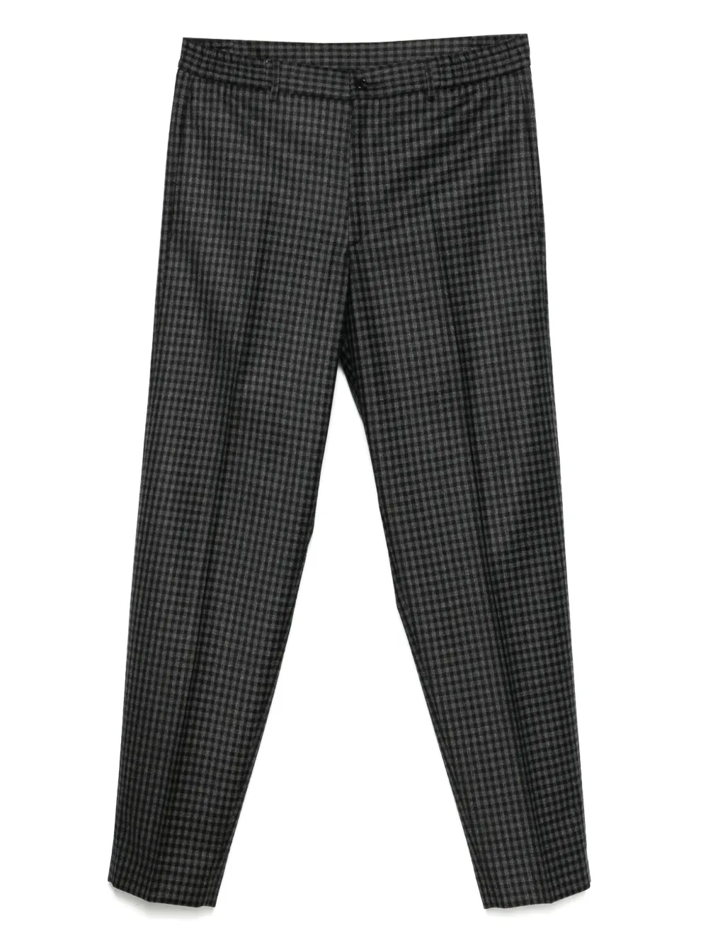 Tagliatore check-pattern trousers | Grey | Image 1