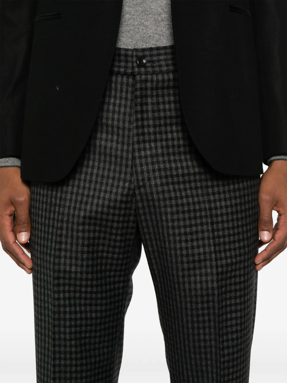 TAGLIATORE CHECK-PATTERN TROUSERS