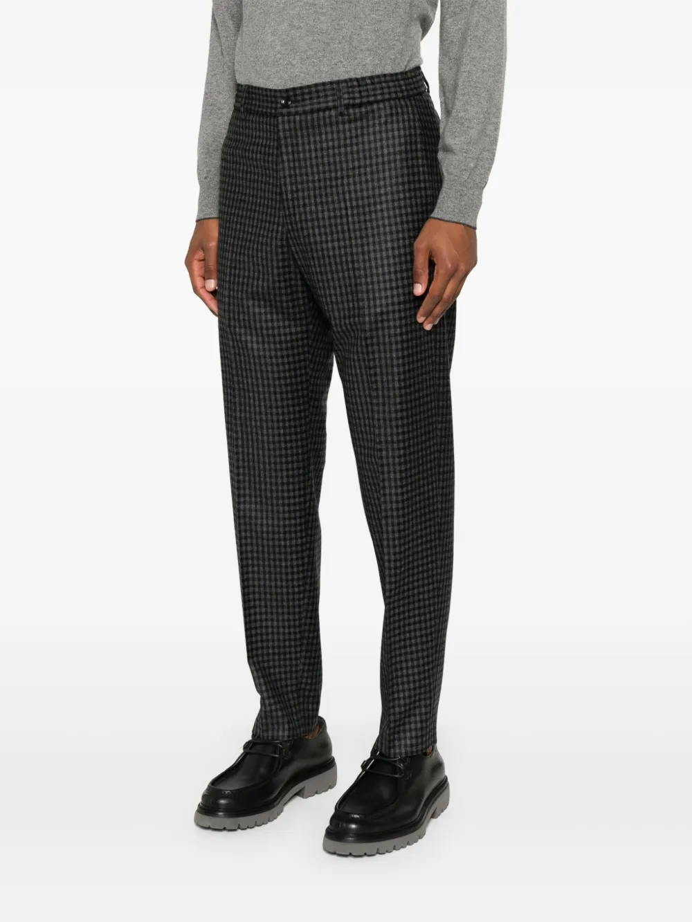 TAGLIATORE CHECK-PATTERN TROUSERS