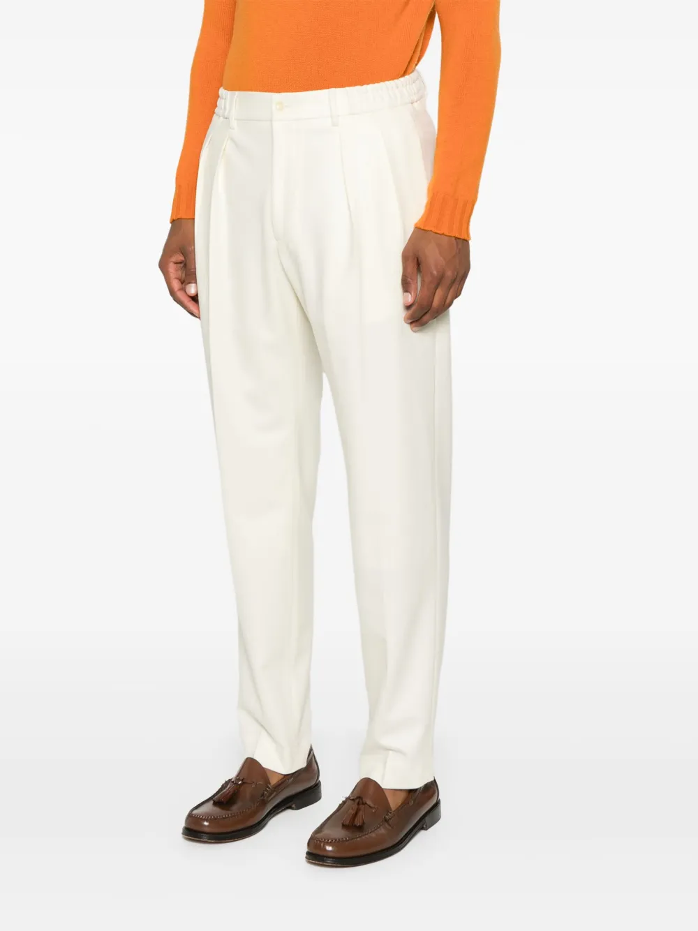Shop Tagliatore Pleated Trousers