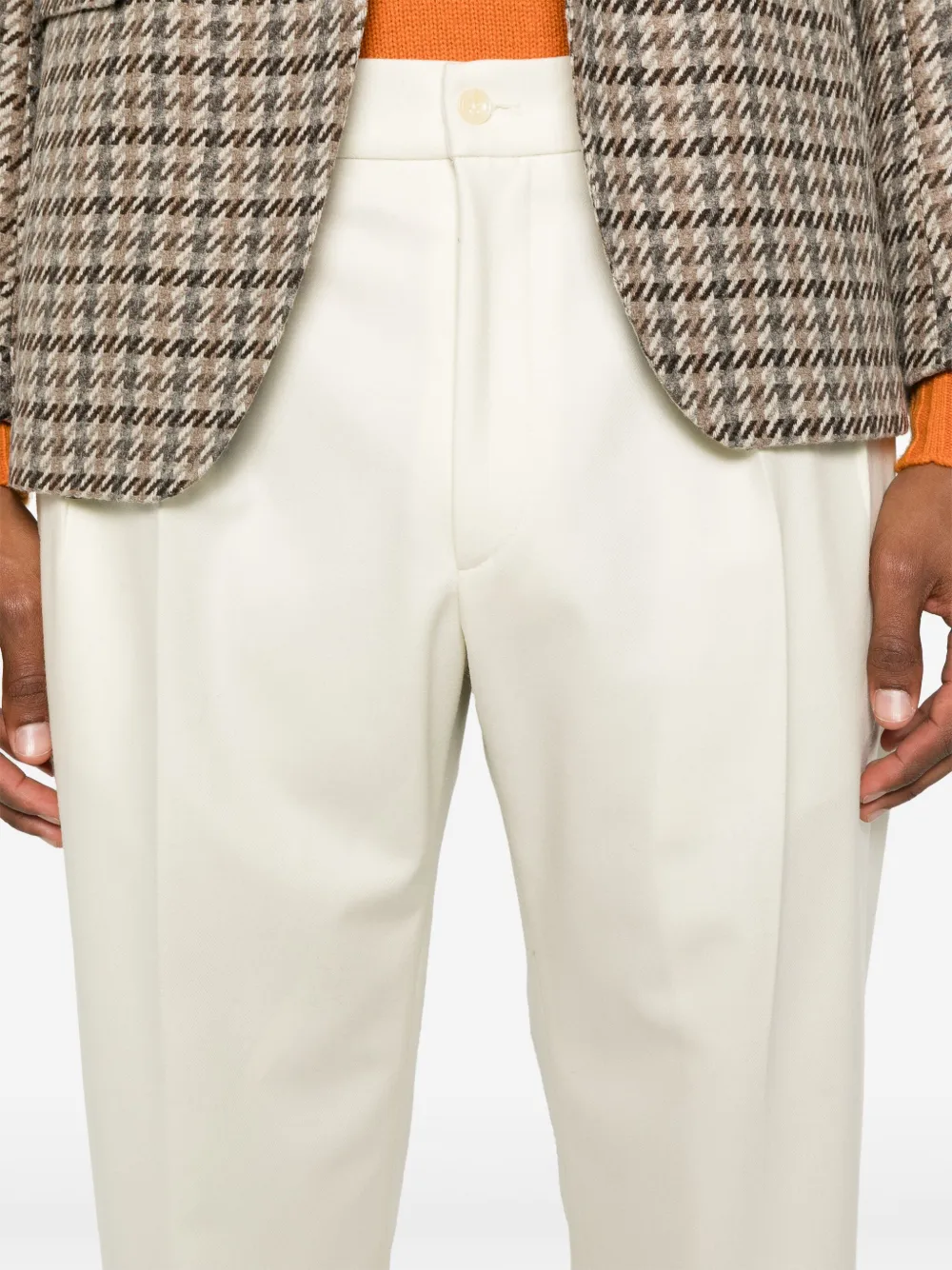 Shop Tagliatore Pleated Trousers