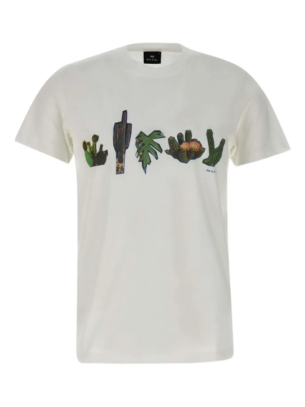 Paul Smith Cactus T-shirt - ホワイト Paul Smith Cactus T-shirt - ホワイト