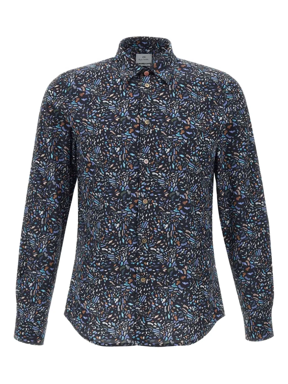 Paul Smith Jacaranda-print shirt | Black | Image 1