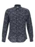 Paul Smith Jacaranda-print shirt - Black