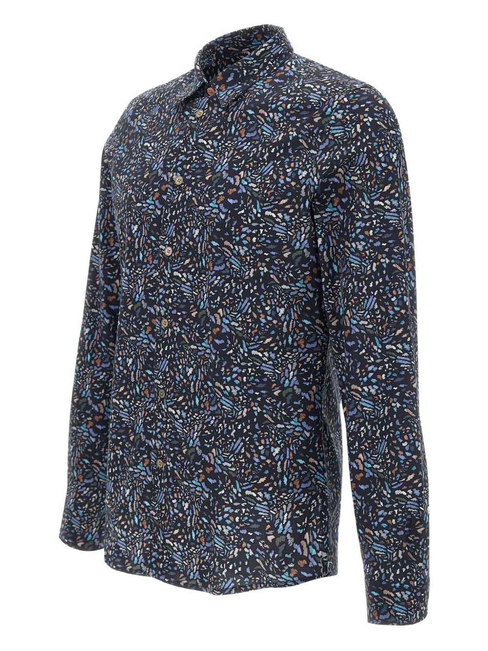 Paul Smith Jacaranda-print shirt - Zwart