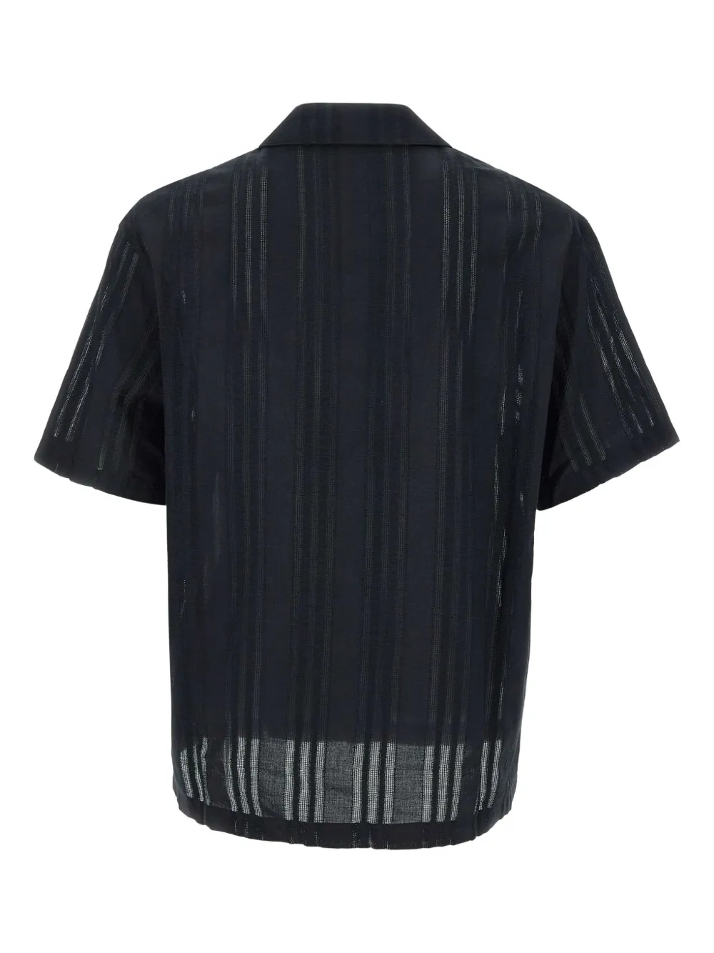 Represent logo-embroidered shirt - Zwart