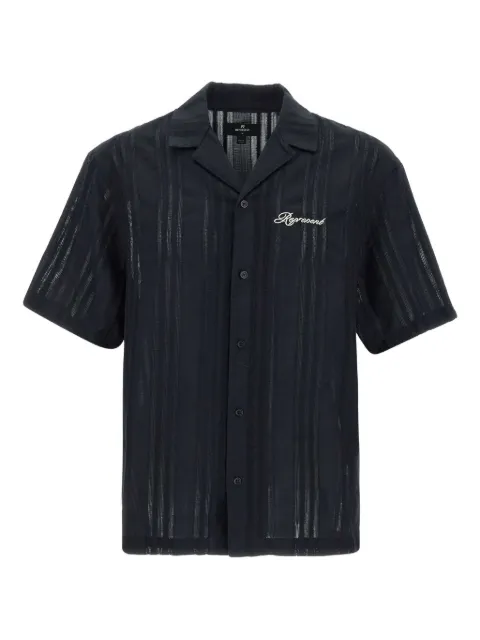 Represent logo-embroidered shirt