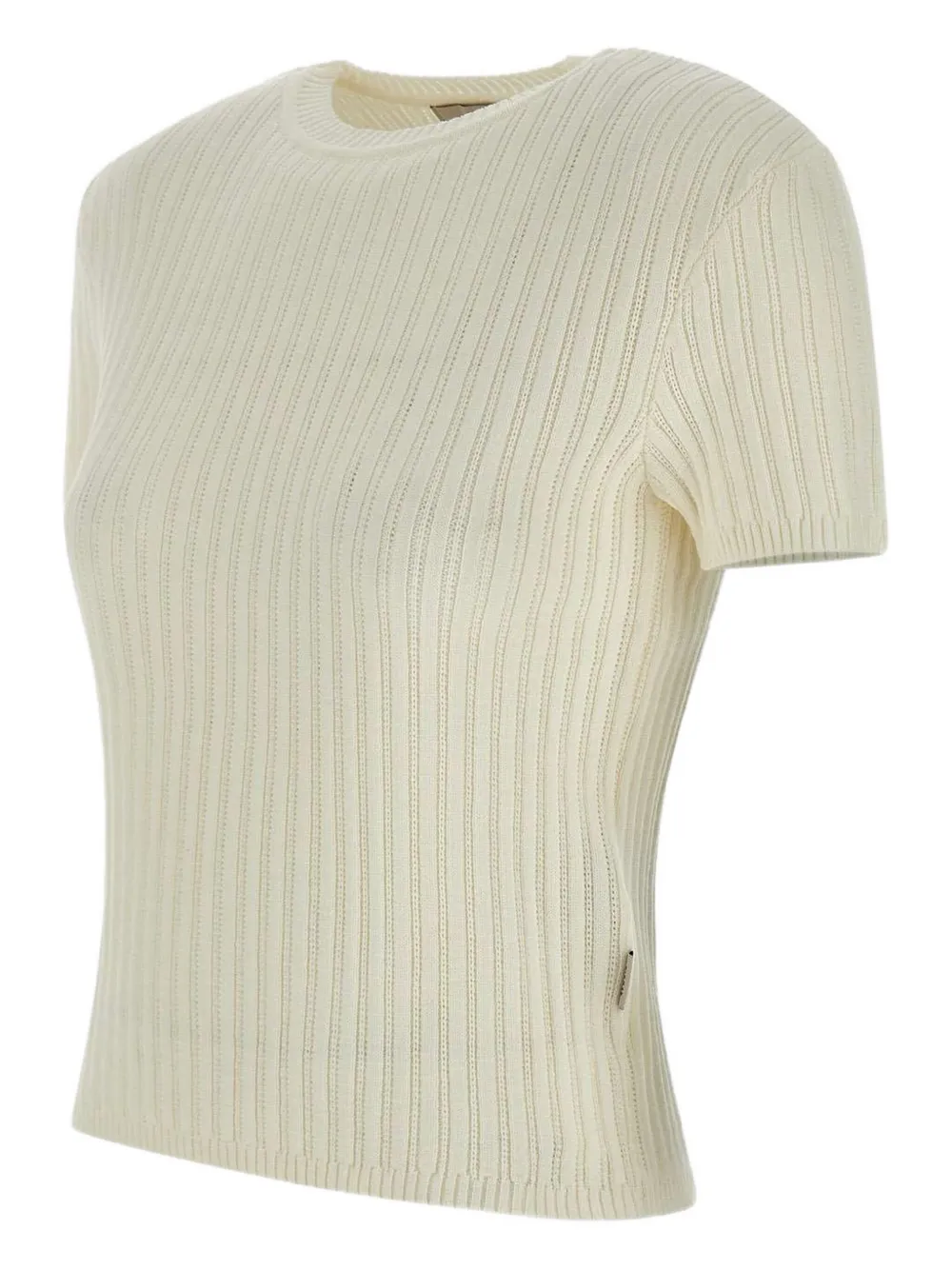 REMAIN Gebreid T-shirt Beige