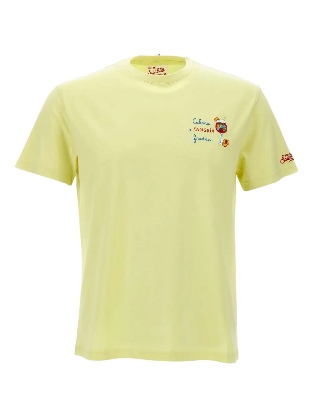 MC2 Saint Barth Portofino - Calma Sangria Tシャツ - イエロー MC2 Saint Barth Portofino - Calma Sangria Tシャツ - イエロー