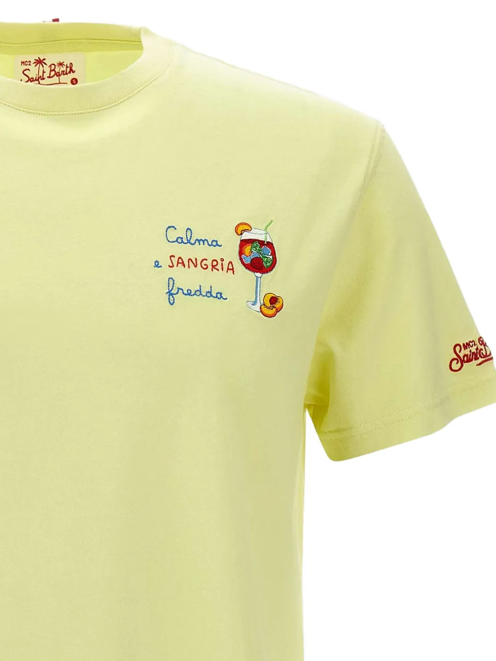 MC2 Saint Barth Portofino Calma Sangria T-shirt Geel