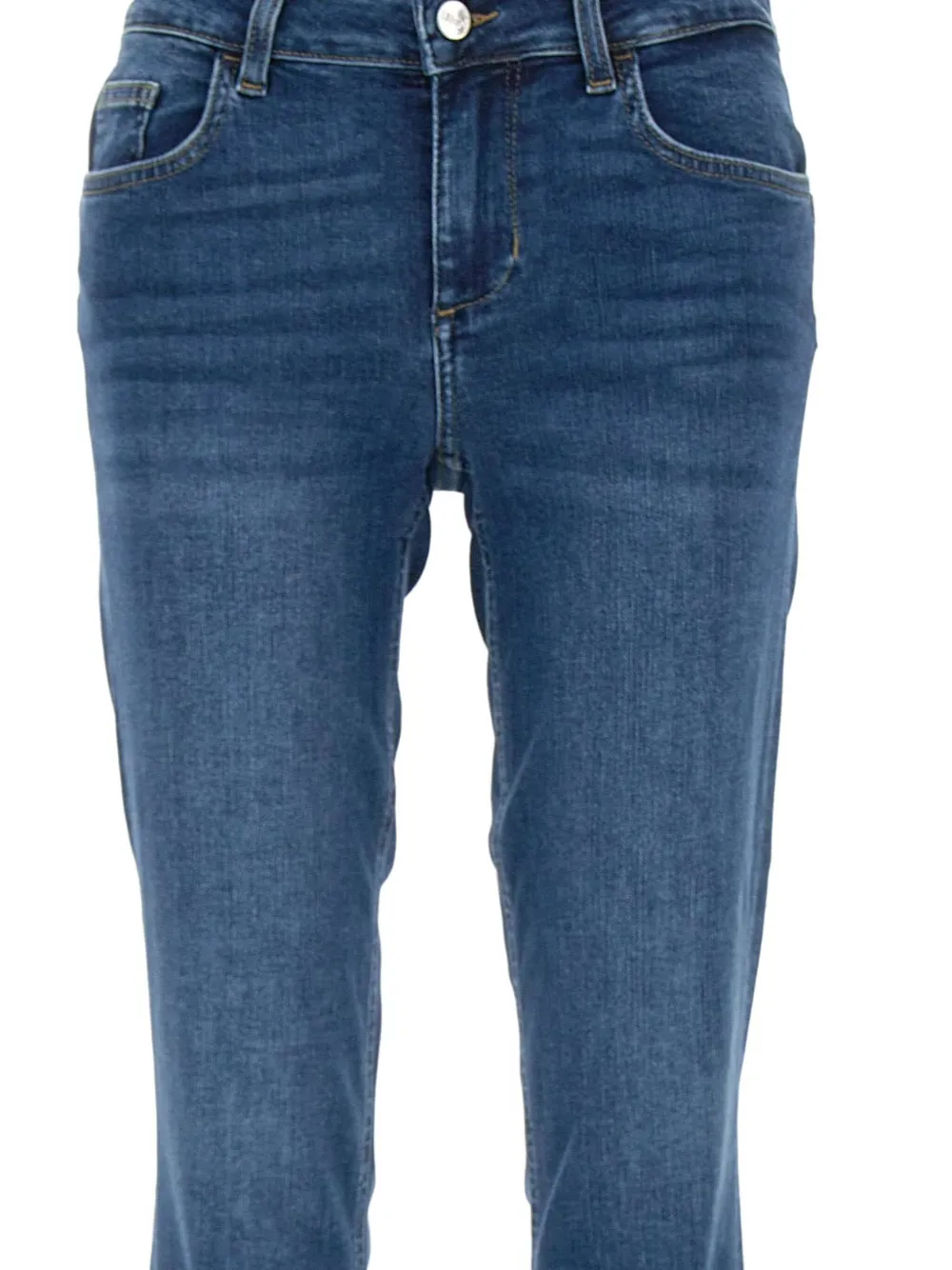 LIU JO Jeans met logopatch Blauw