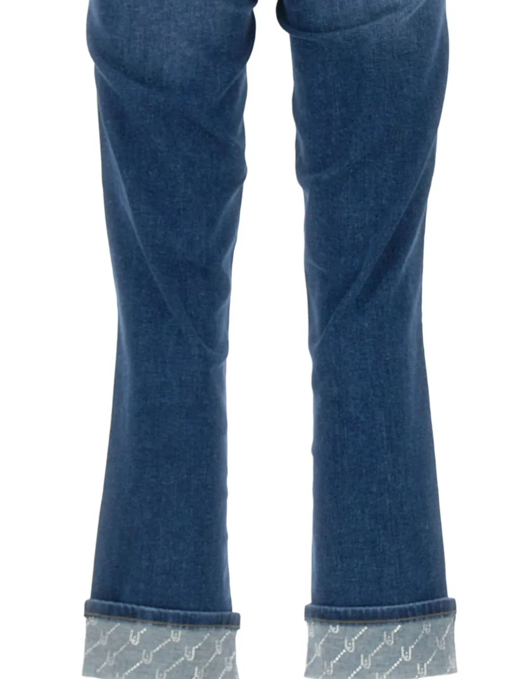 LIU JO Jeans met logopatch Blauw