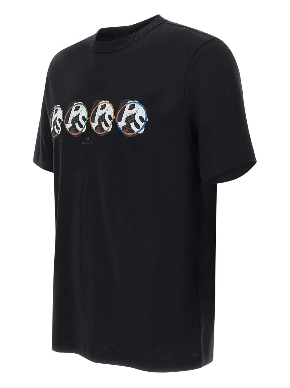 Paul Smith PS Circle Logo-print T-shirt - Zwart