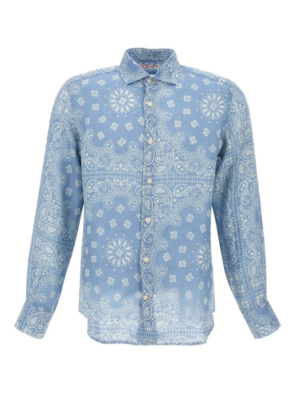 MC2 Saint Barth Pamplona シャツ - ブルー MC2 Saint Barth Pamplona シャツ - ブルー