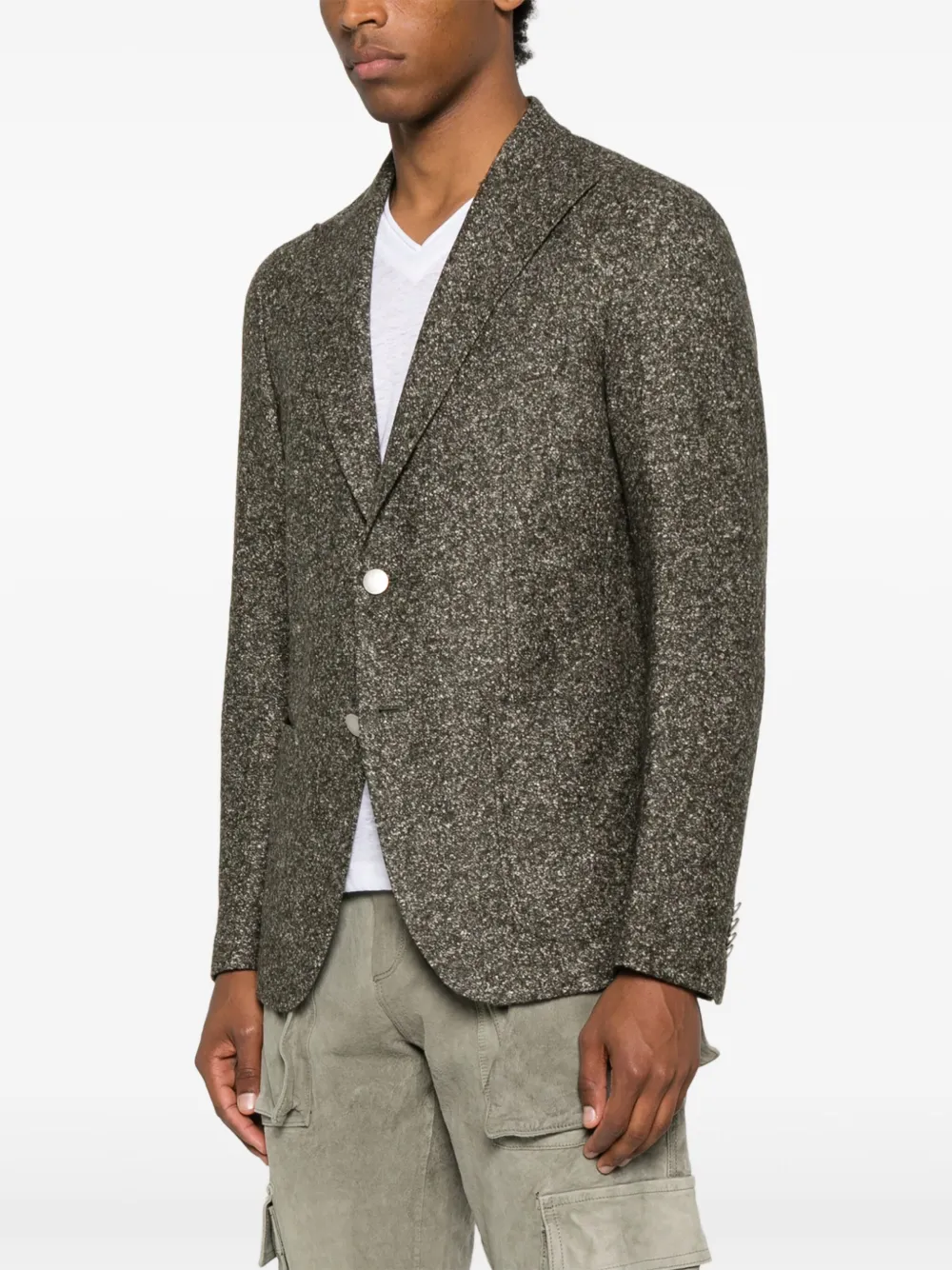Tagliatore Blazer met enkele rij knopen Groen