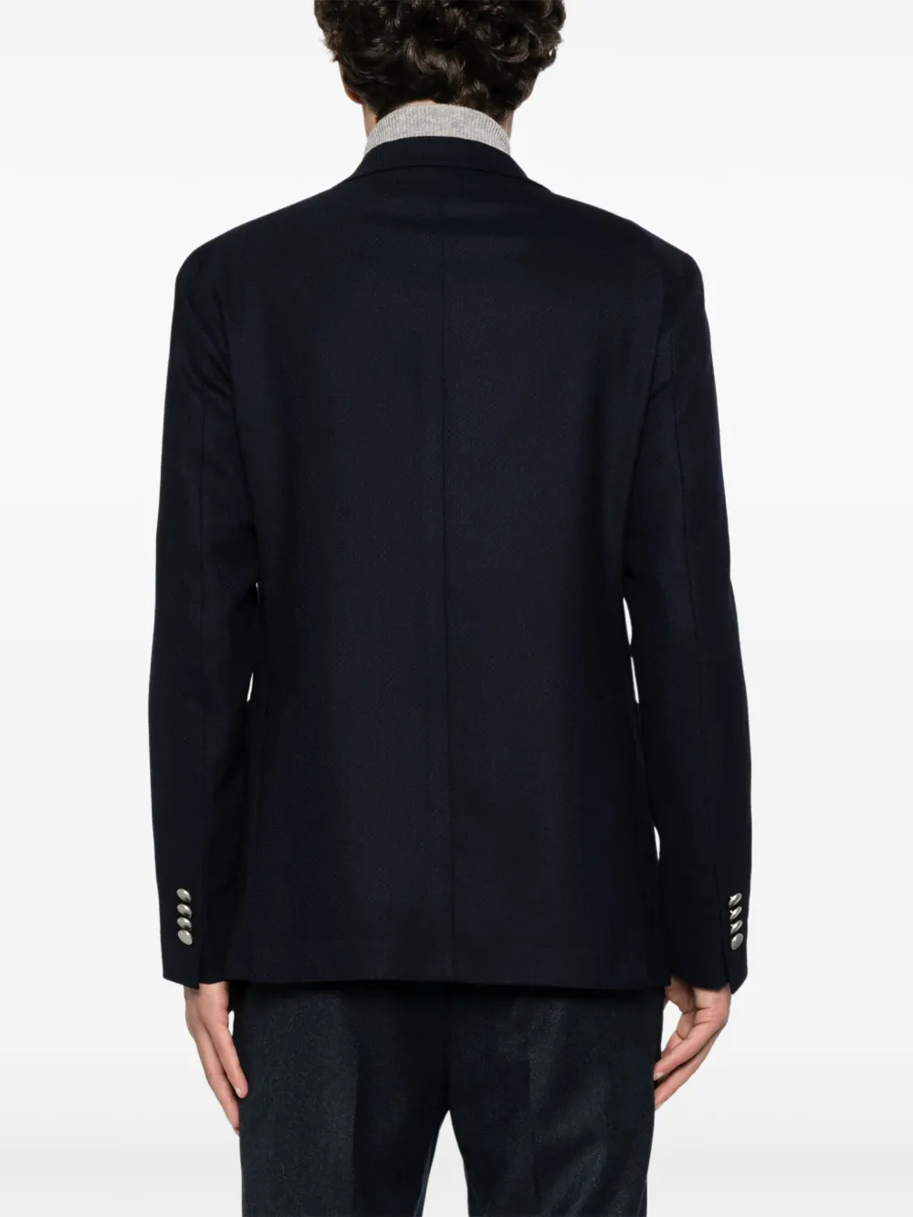 Tagliatore Blazer met enkele rij knopen Blauw