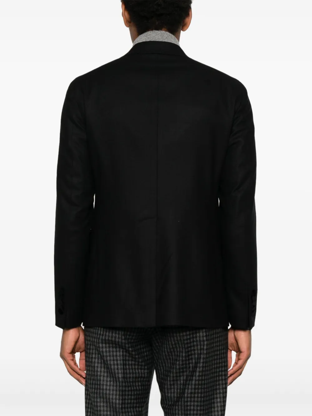 Tagliatore Blazer met enkele rij knopen Zwart