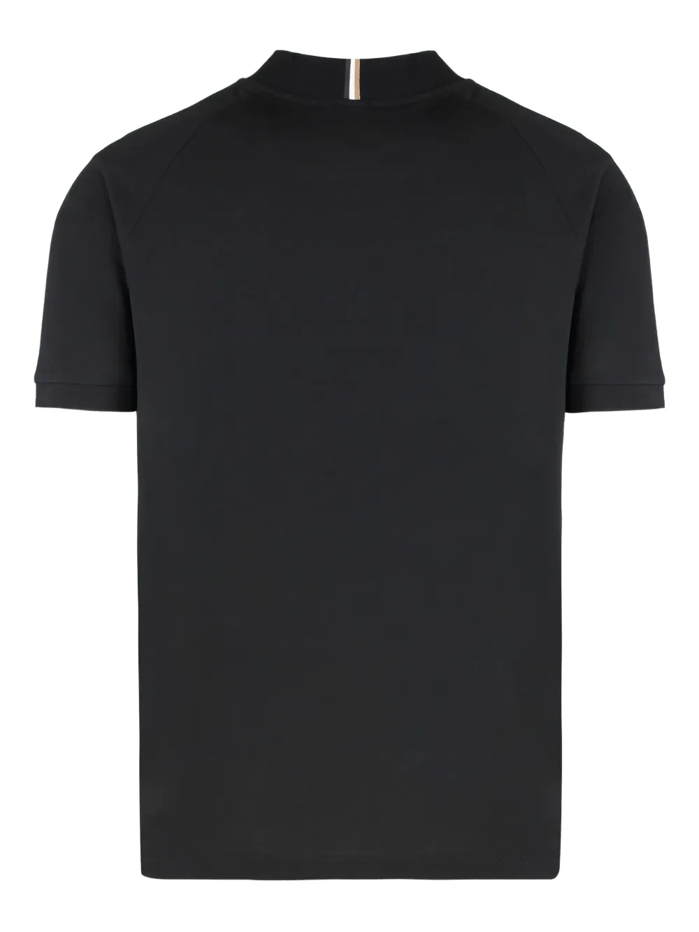 BOSS colour-block polo shirt - Zwart