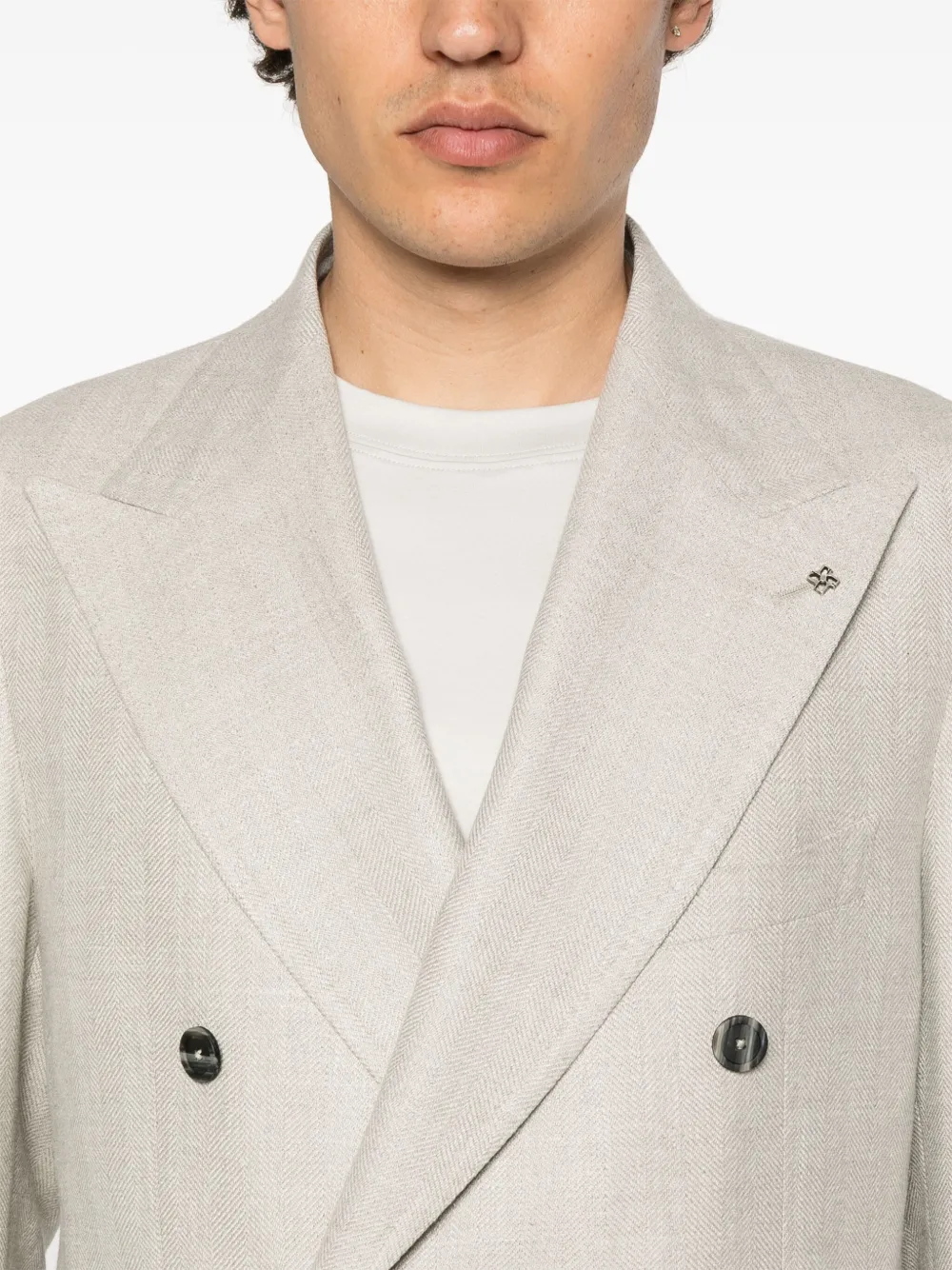 Shop Tagliatore Double-breasted Blazer
