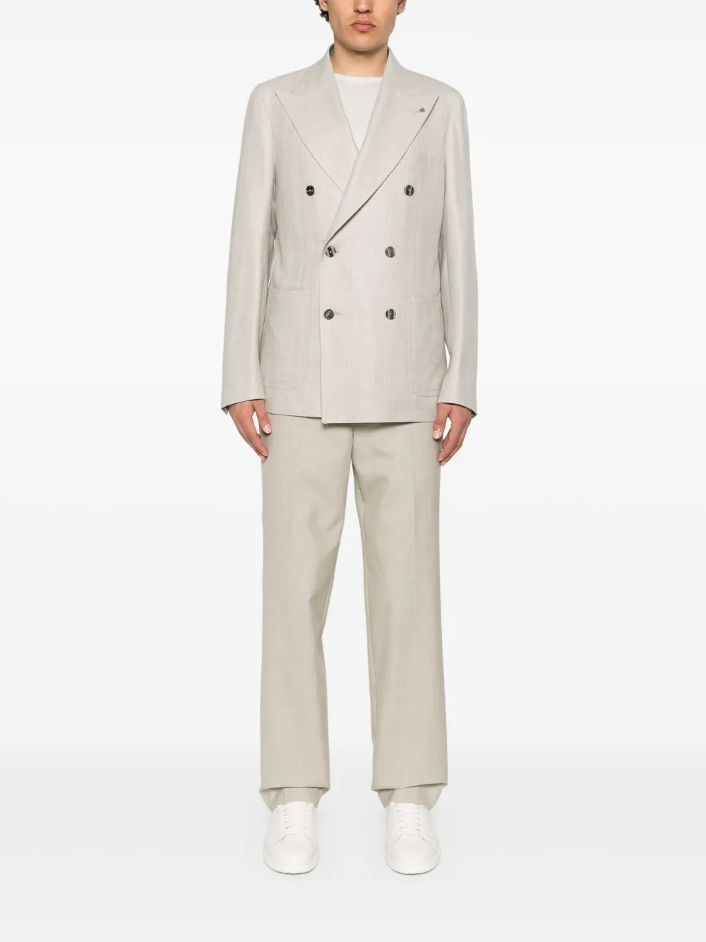 Shop Tagliatore Double-breasted Blazer
