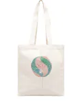 Fiorucci Lollipop Print Canvas tote bag - White