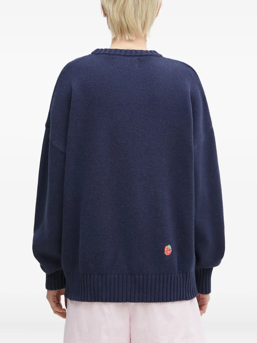 Fiorucci Dinosaur knit sweater Blauw