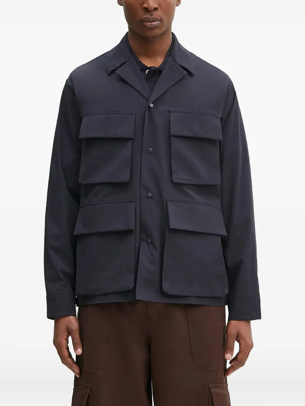 Norse Projects Mads multi-pocket overshirt | Blue | Image 1