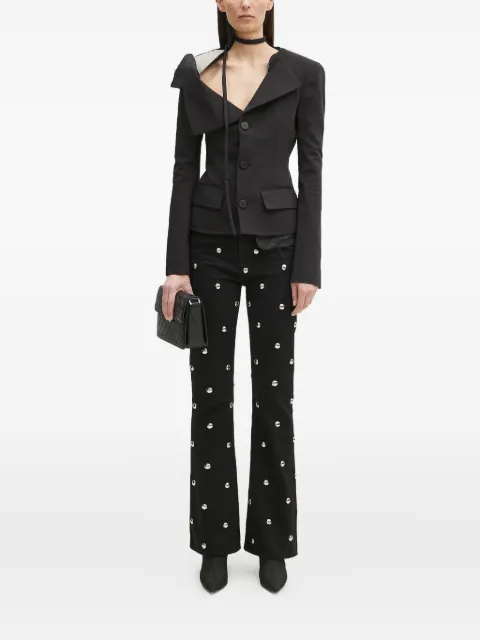 Fiorucci embellished flared jeans