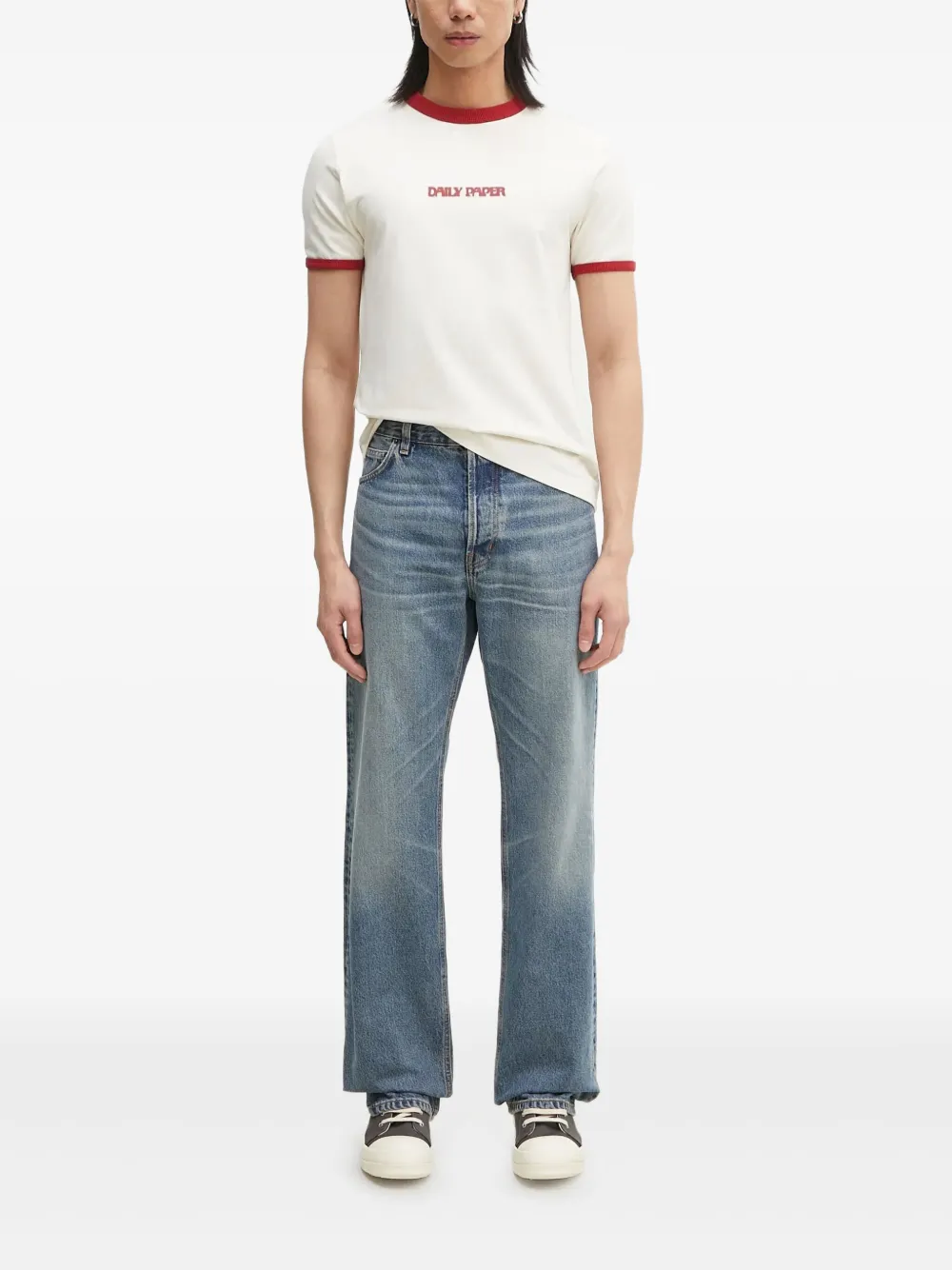 Fiorucci Heart graphic jeans | Blue | Image 1