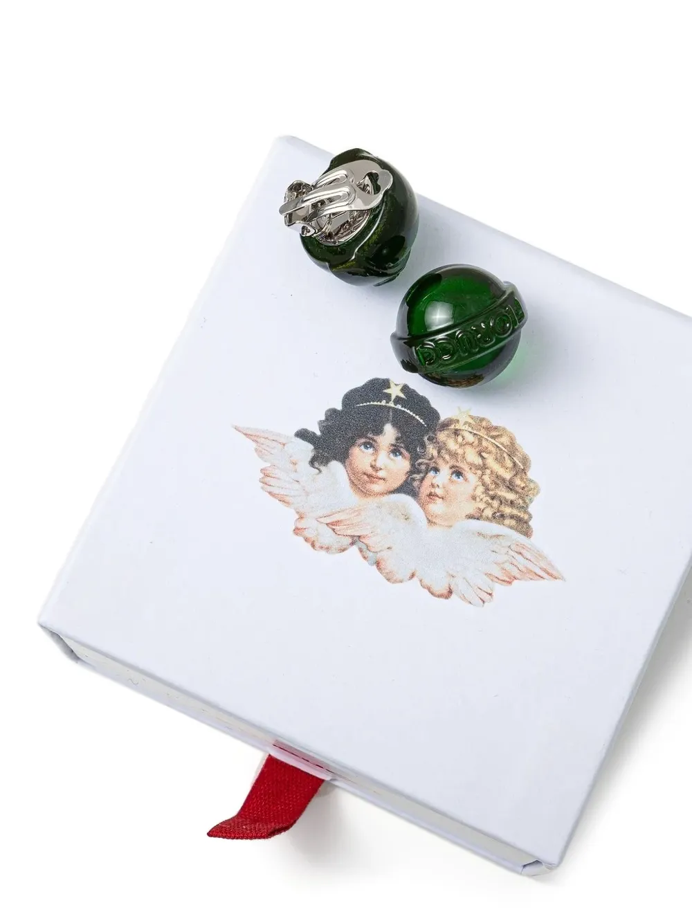 Fiorucci engraved-sphere earrings | Image 2
