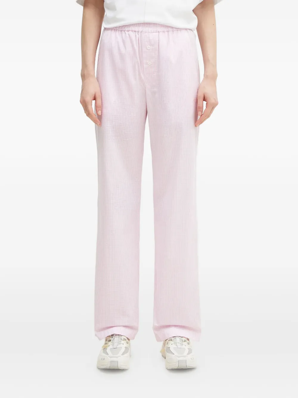 Fiorucci gingham-check trousers | Pink | Image 1