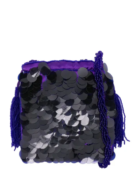 P.A.R.O.S.H. sequin-embellished shoulder bag
