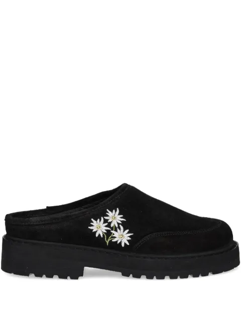Diemme Maggiore Stella embroidered platform mules