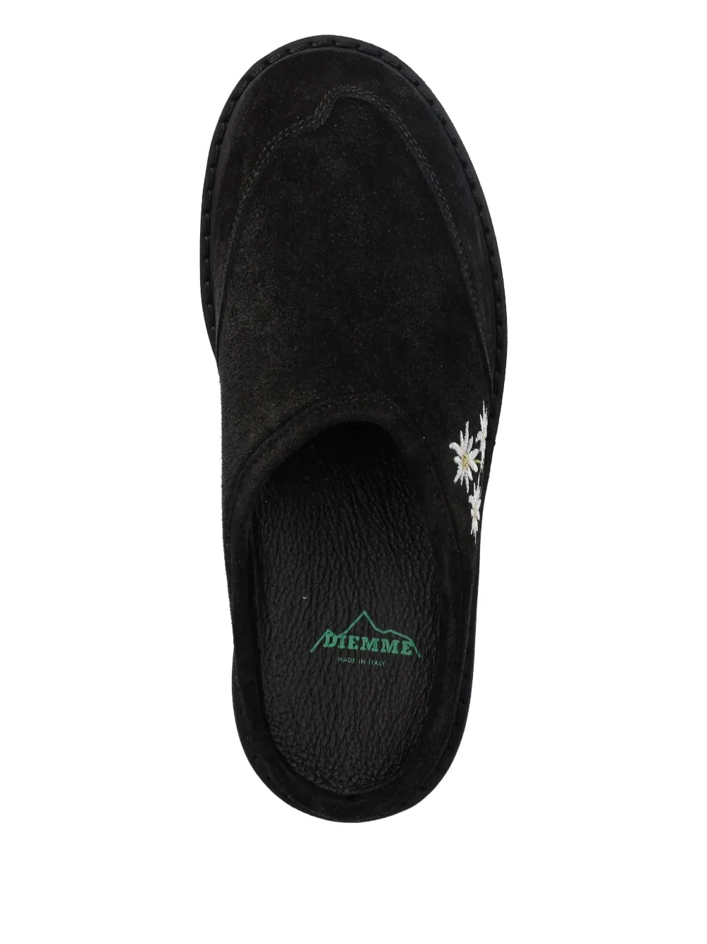 Diemme Maggiore Stella Embroidered Platform Mules
