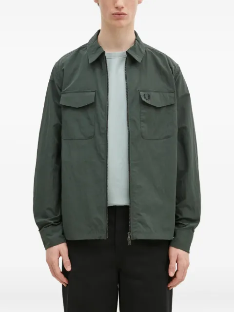 Fred Perry zip-front shirt jacket