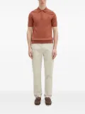 Fred Perry short-sleeve logo-embroidered polo shirt - Orange