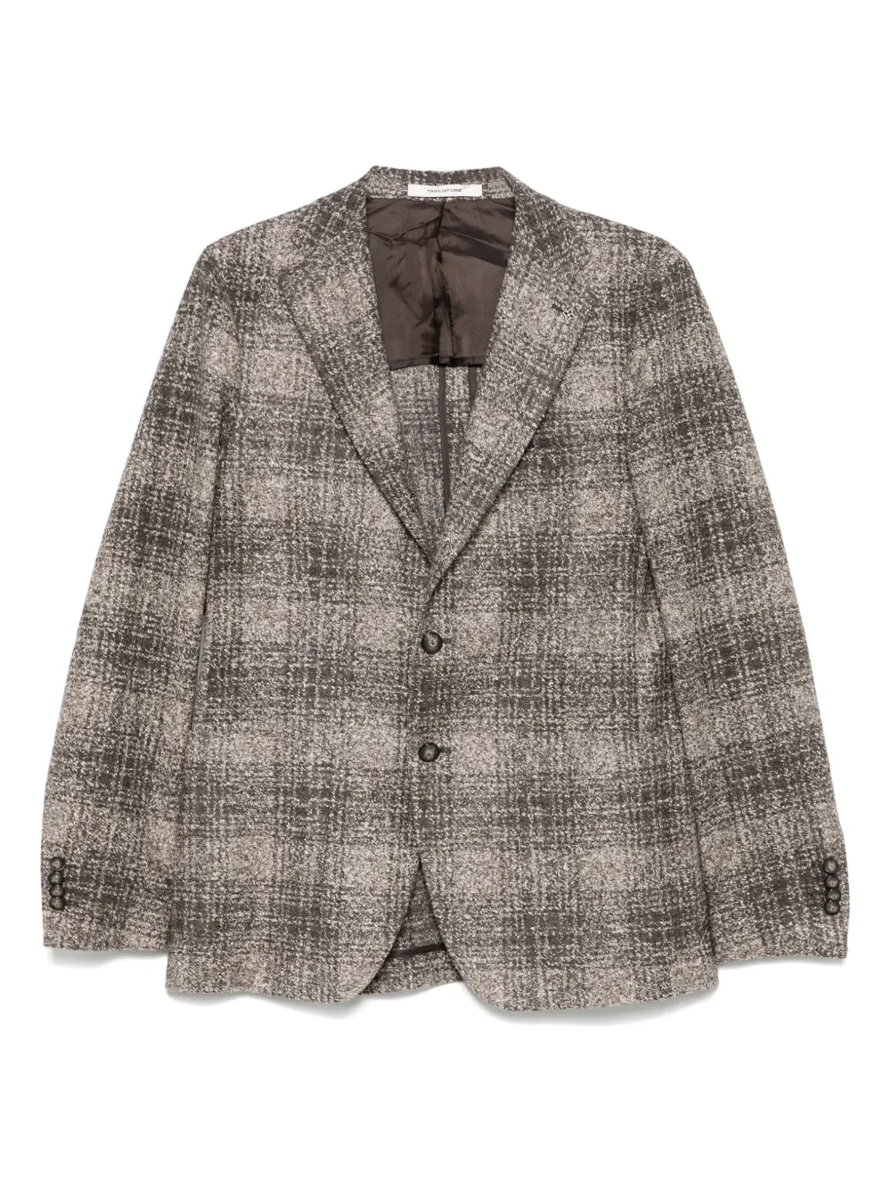 Tagliatore Blazer met enkele rij knopen Bruin
