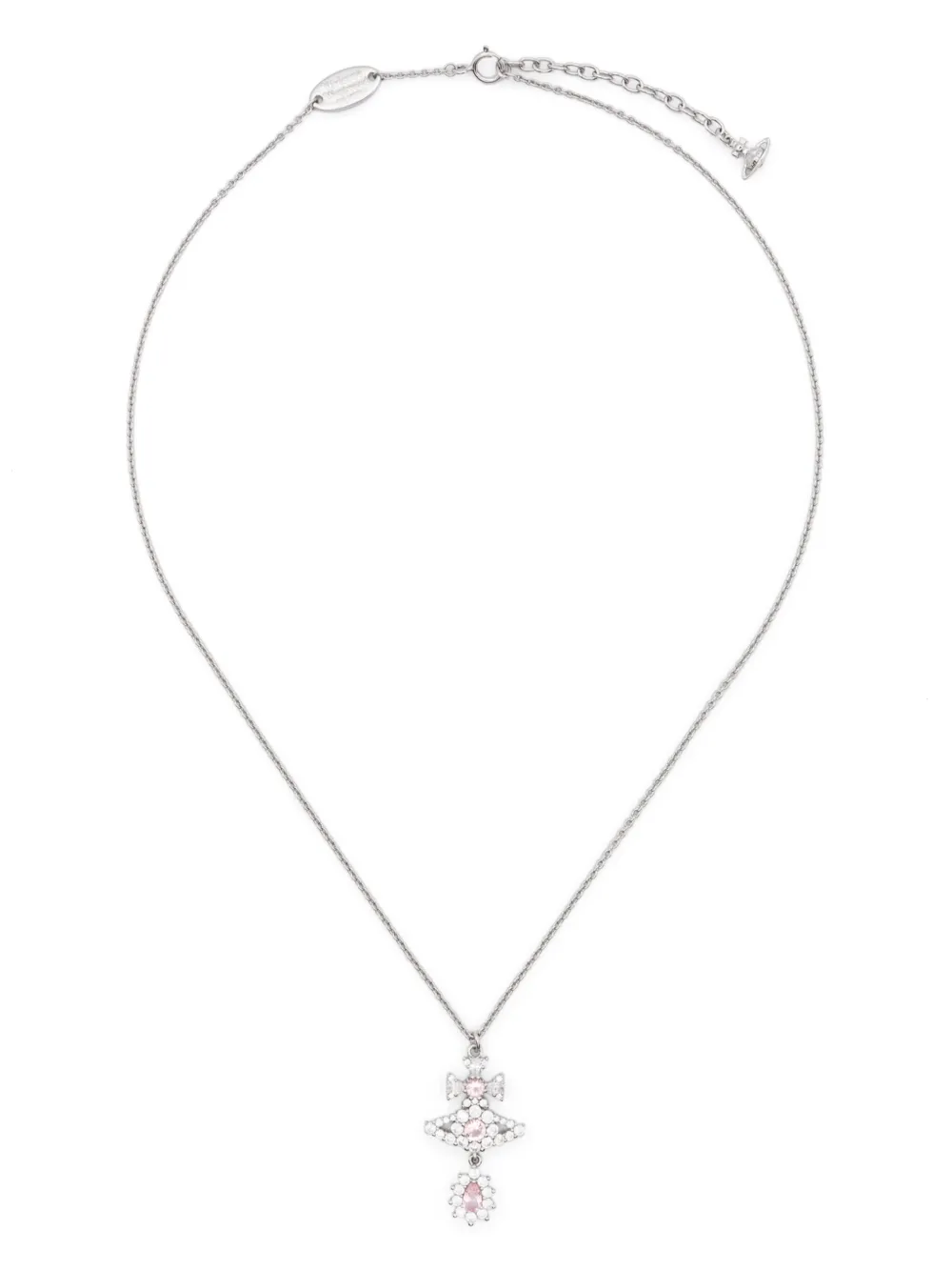 Vivienne Westwood crystal-embellished necklace - シルバートーン Vivienne Westwood crystal-embellished necklace - シルバートーン