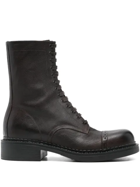 P.A.R.O.S.H. perforated-detail lace-up boots