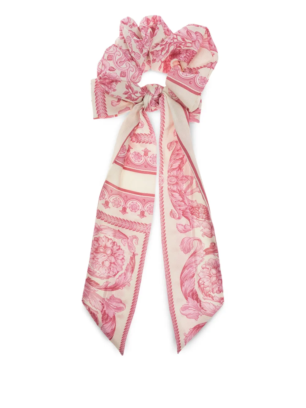 Versace Kids Scrunchie met Barocco-print Roze