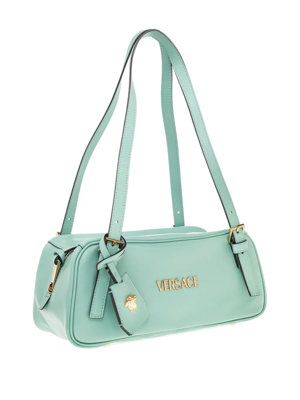 Versace Schoudertas met logoplakkaat Groen
