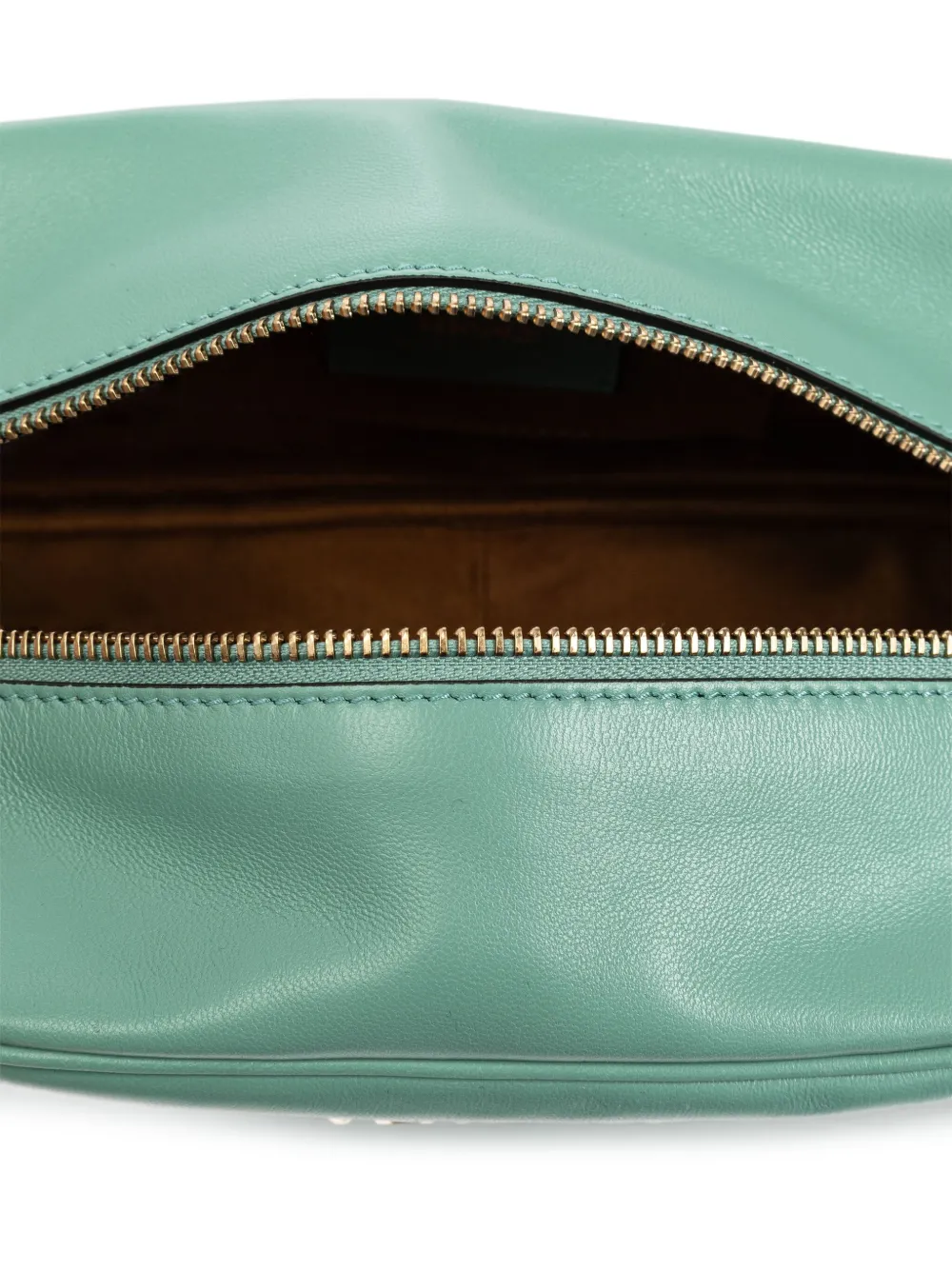 Versace Schoudertas met logoplakkaat Groen